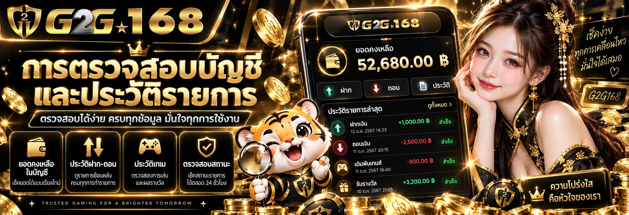 การตรวจสอบบัญชีและประวัติรายการ